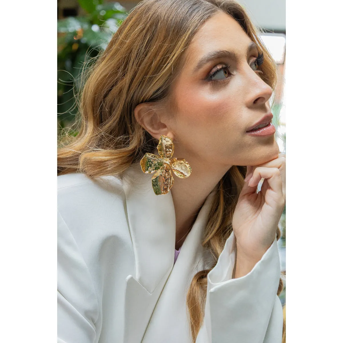 FLORIPONDIA - Aretes Flor Orquidea