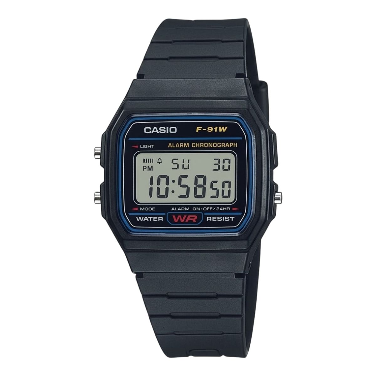 CASIO - Reloj Casio Unisex Retro F-91W-1DG Negro