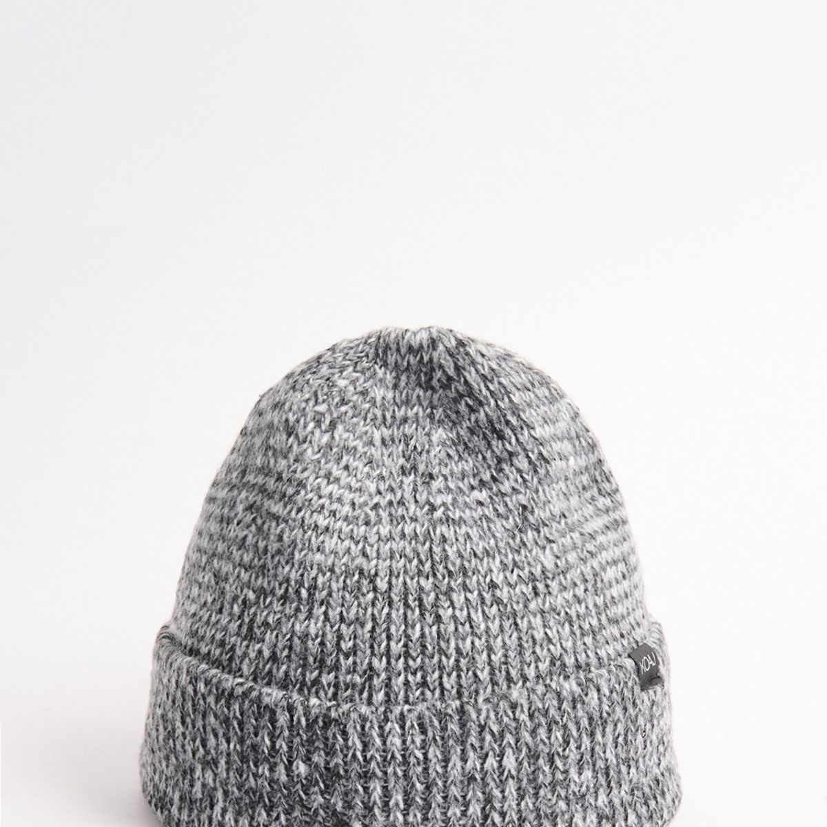 KOAJ - KOAJ Gorro gris intenso tejido con doblez sencillo ajustable Hombre