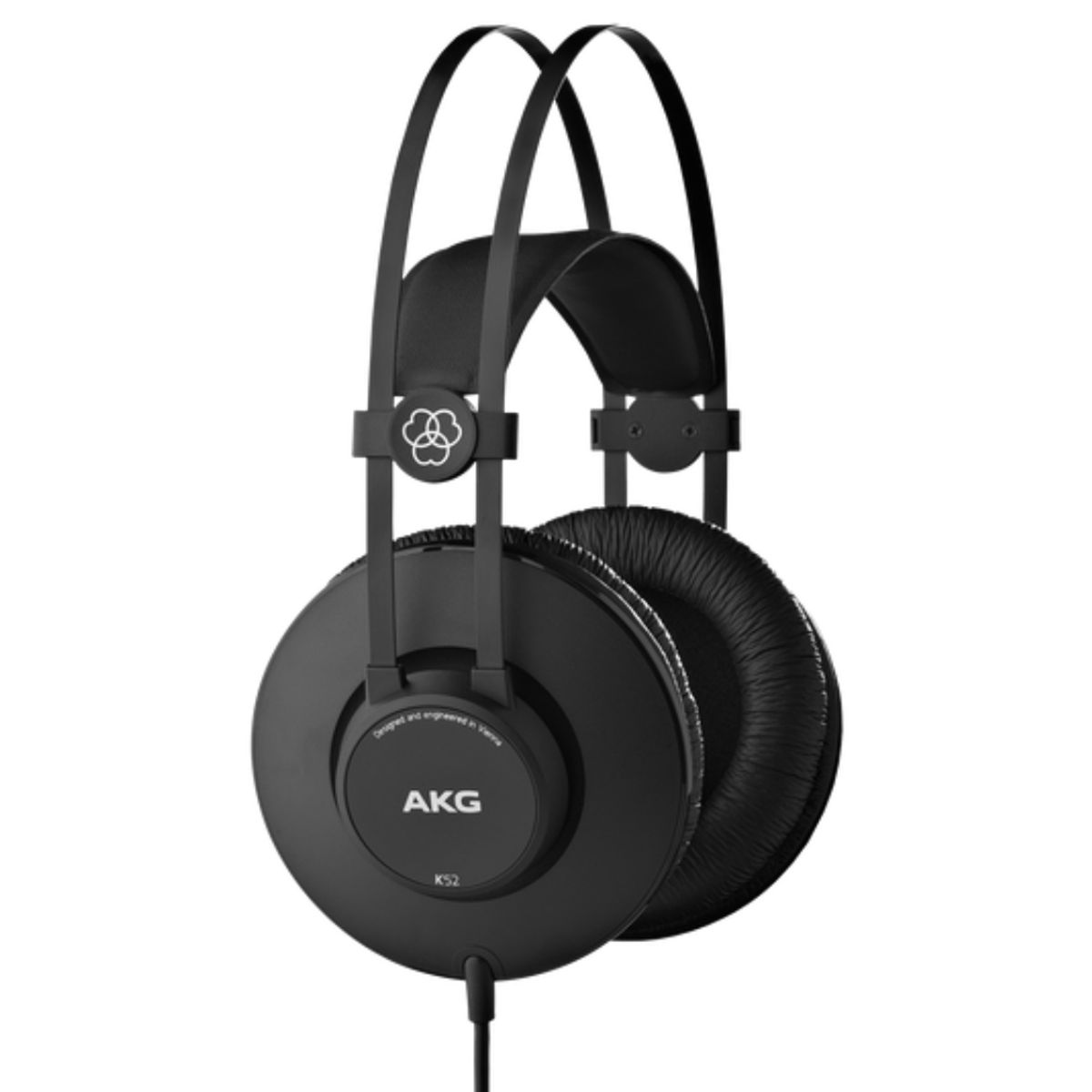 AKG - Audífonos AKG K52 Profesionales Cerrados Monitoreo 40mm 18Hz-20kHz Cable 2.5m - Negro Mate