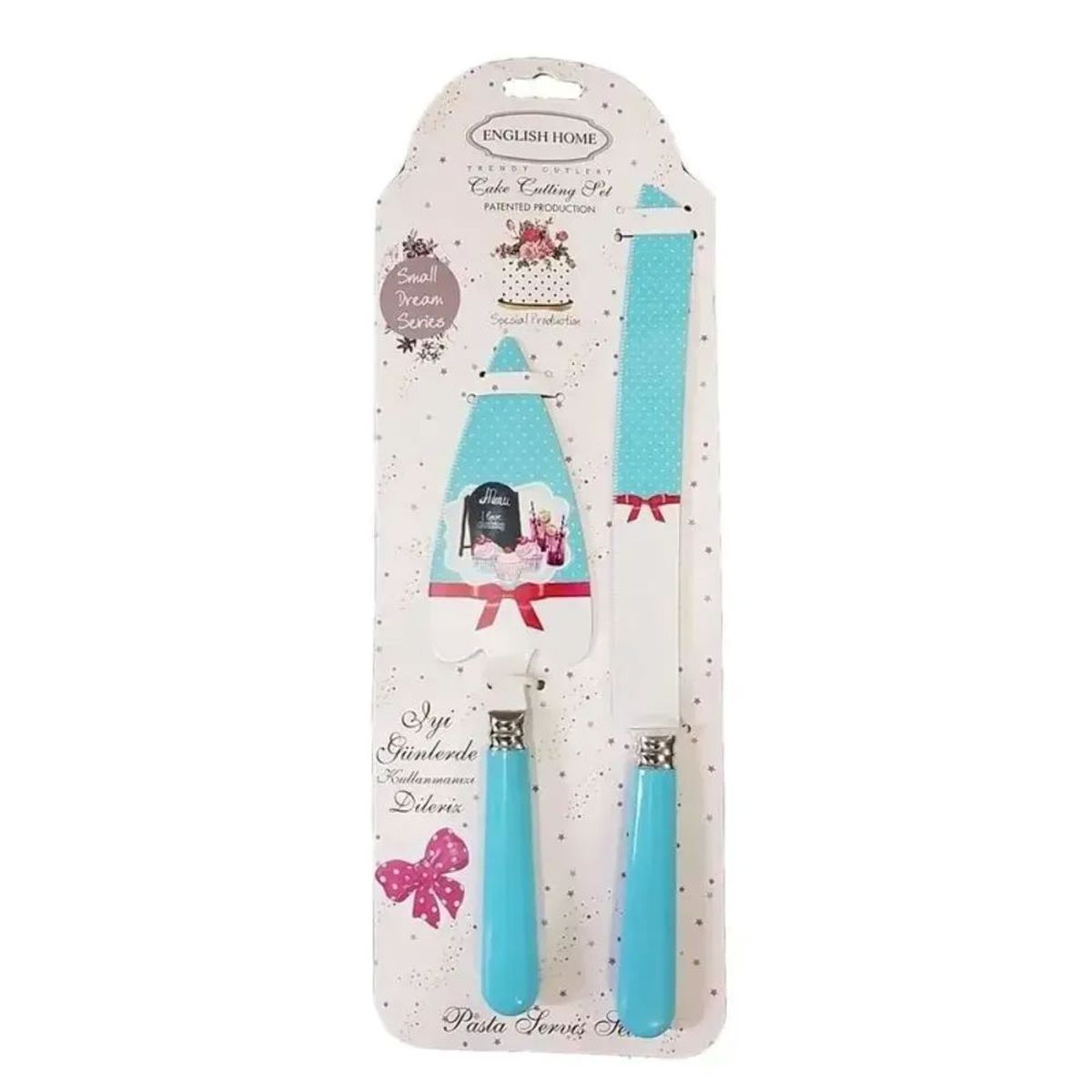 GENERICO - Set Utensilios Tortas Pasteleria Espatula Cuchillo Acero