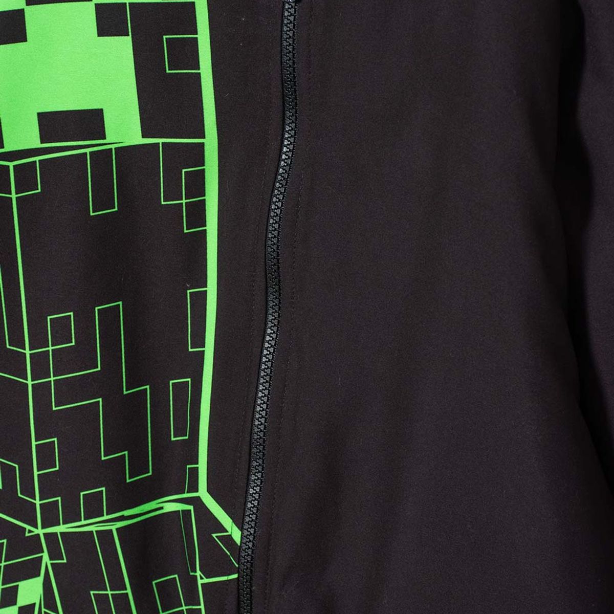 MINECRAFT - Chaqueta de Minecraft con cierre negra para niño