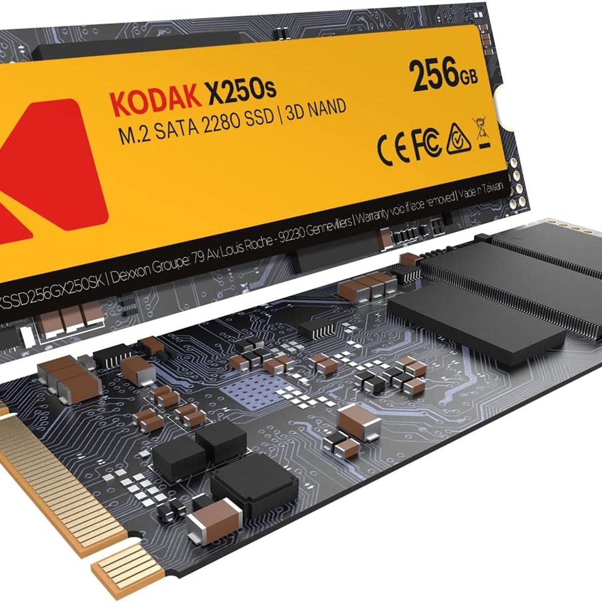 KODAK - Disco Duro Solido 256 Gb M2 Sata M2 Ngff Ssd M2 Sata 2280