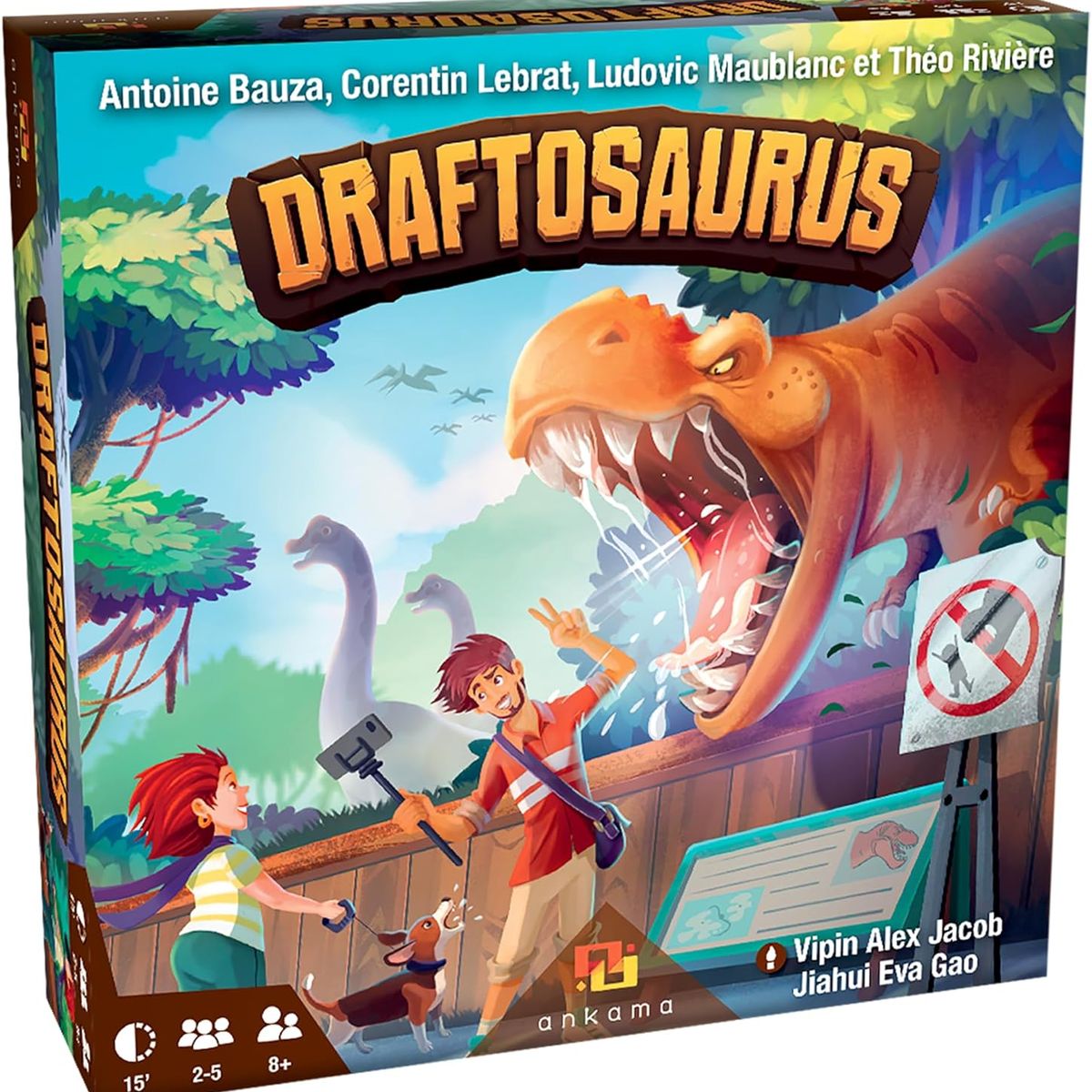 JUGANDO Y EDUCANDO - Juego De Mesa Draftosaurus Para Niños Familiar