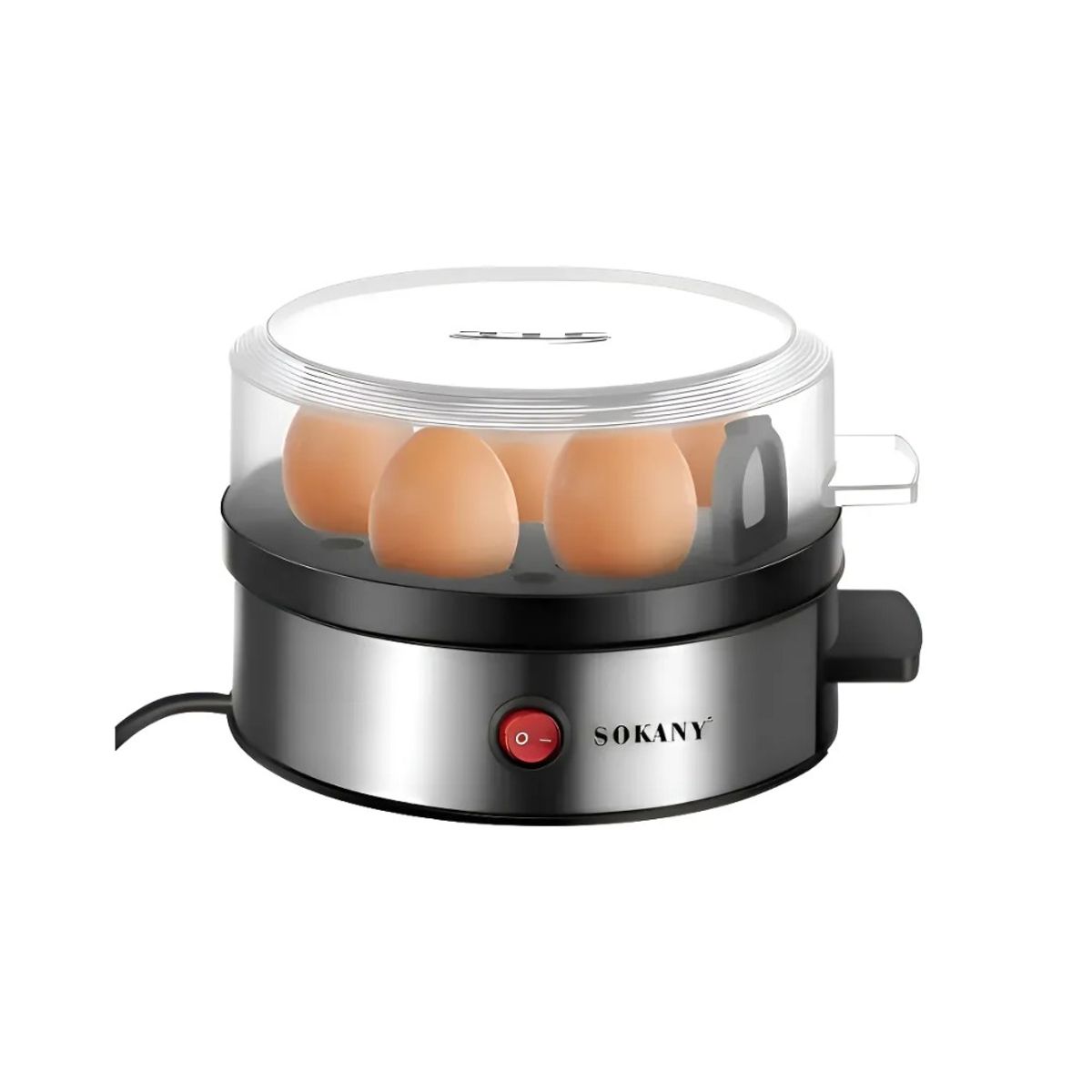 SOKANY - Hervidor de Huevos Eléctrico Sokany SK-07066 7 Huevos Vaporizador 360W