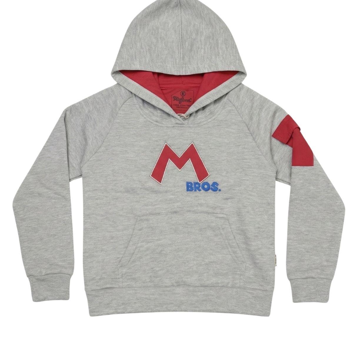 BIGBOYS - Buzo Sudadera Mario Gris Niño - Talla 12