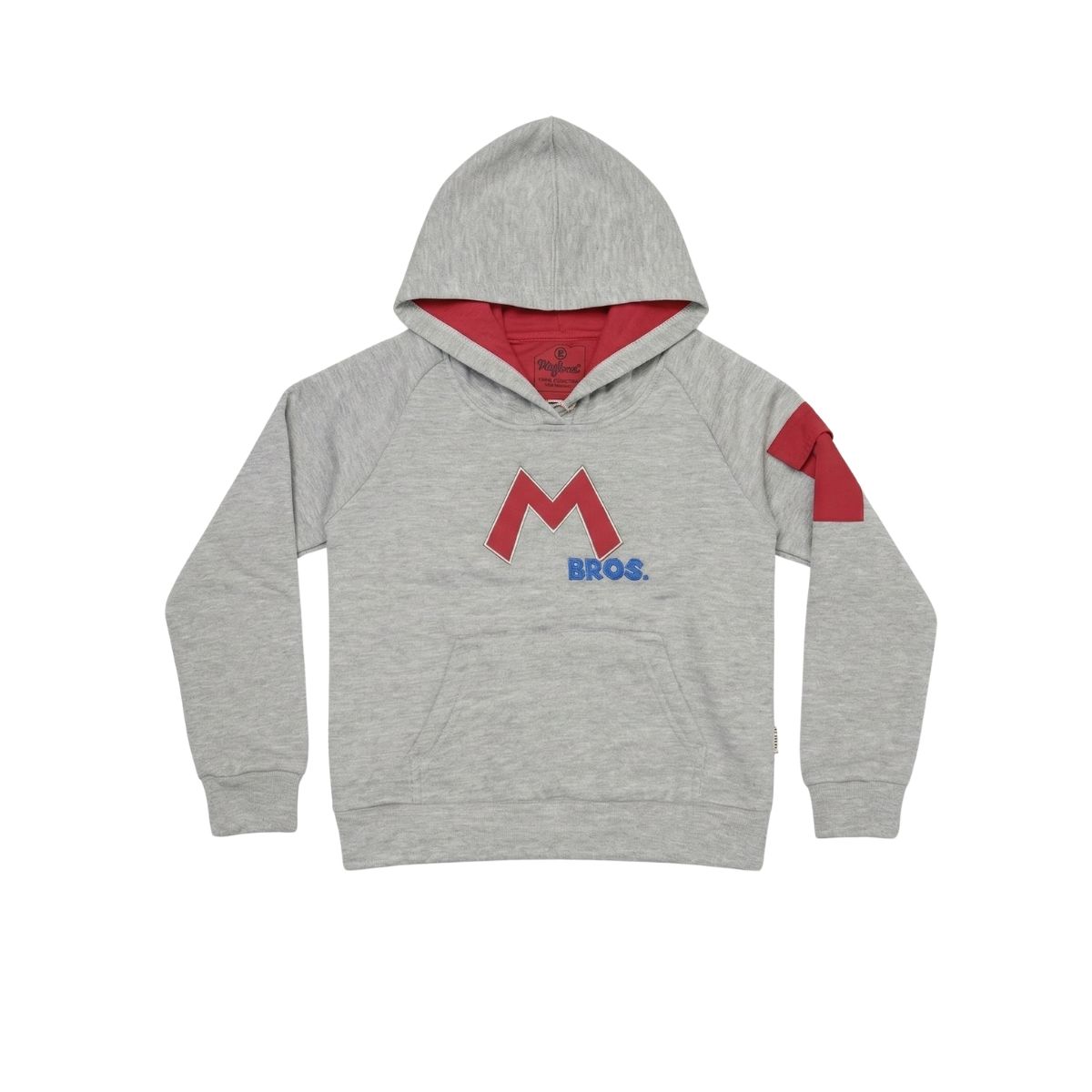 BIGBOYS - Buzo Sudadera Mario Gris Niño - Talla 12