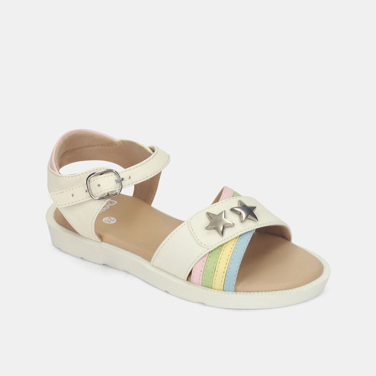 BUBBLE GUMMERS - Sandalia Para Niña Bubblegummers Blanco Tais