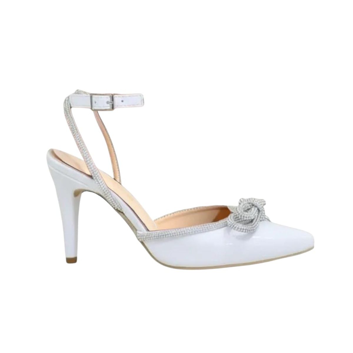 EVEGONZ - Tacones 72 Blanco Calzado de Mujer