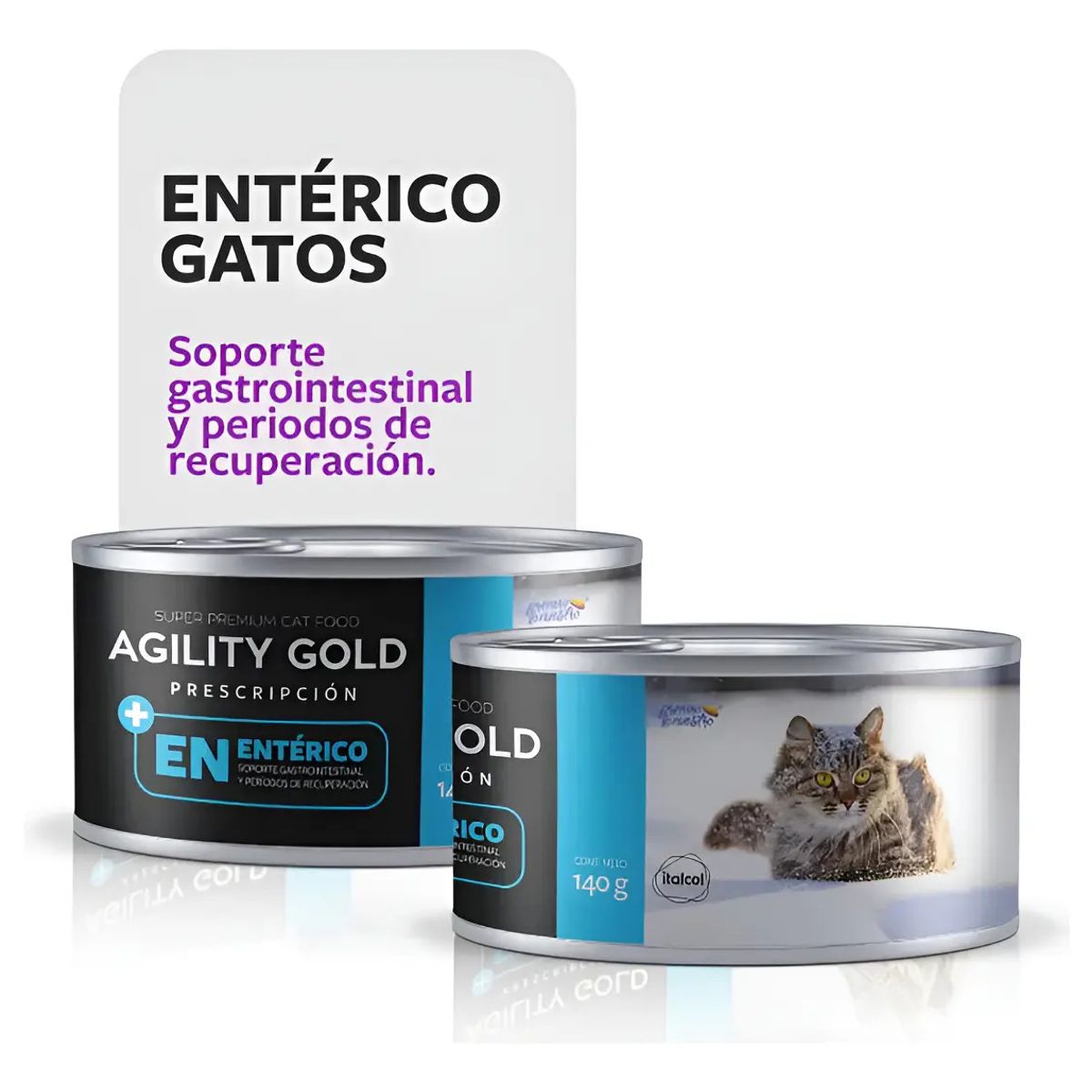 AGILITY GOLD - Agility Gold Entérico Gato X6