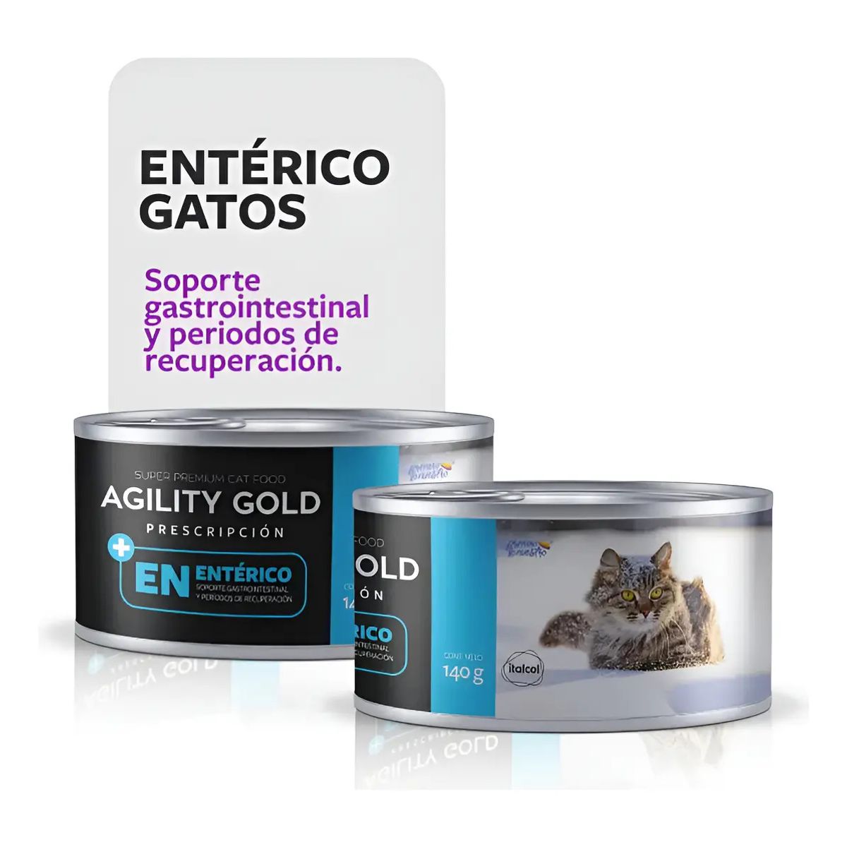 AGILITY GOLD - Agility Gold Entérico Gato X6