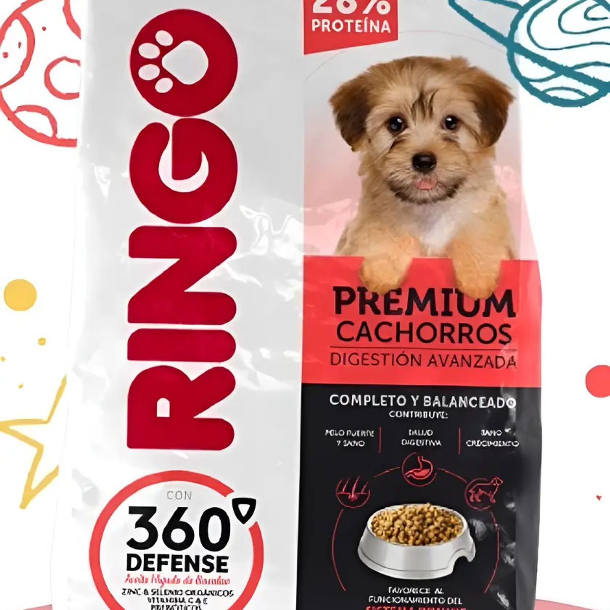 RINGO - Concentrado Perro Ringo Premium 15 Kg Cachorros 525315