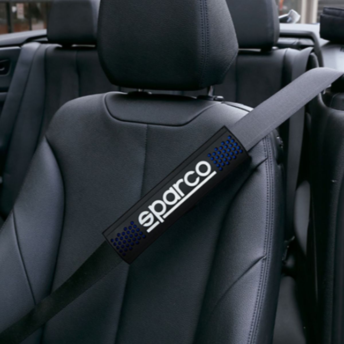 SPARCO - Cubre Cinturon Seguridad Sparco Carro Almohadilla Protector