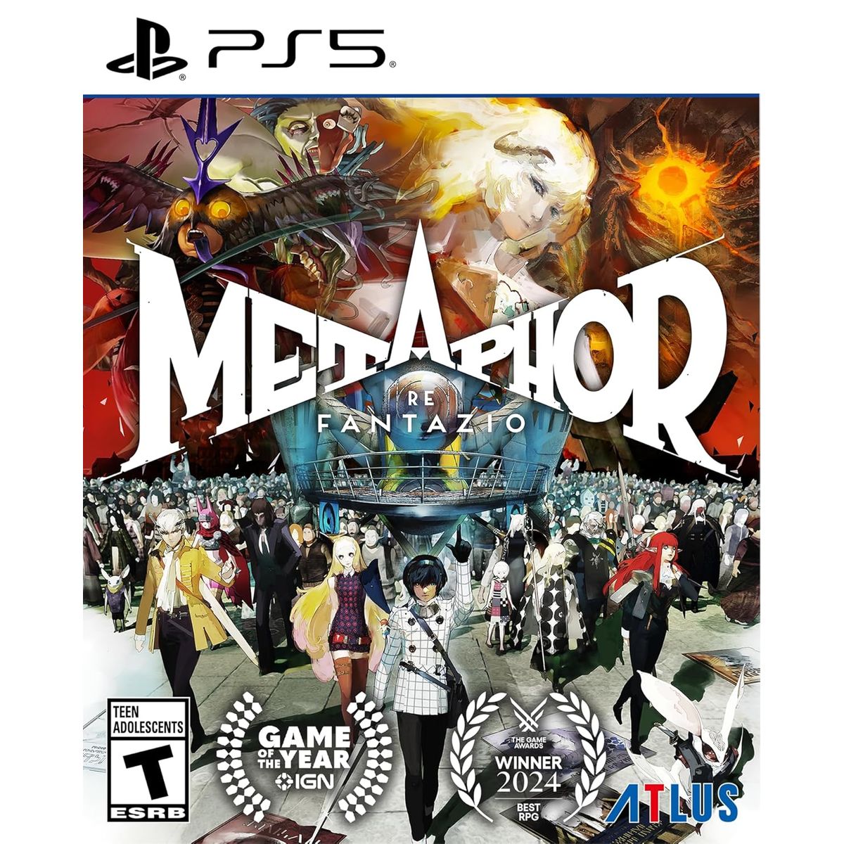 ATLUS - Videojuego Metaphor: ReFantazio Launch Edition - PlayStation 5 Físico