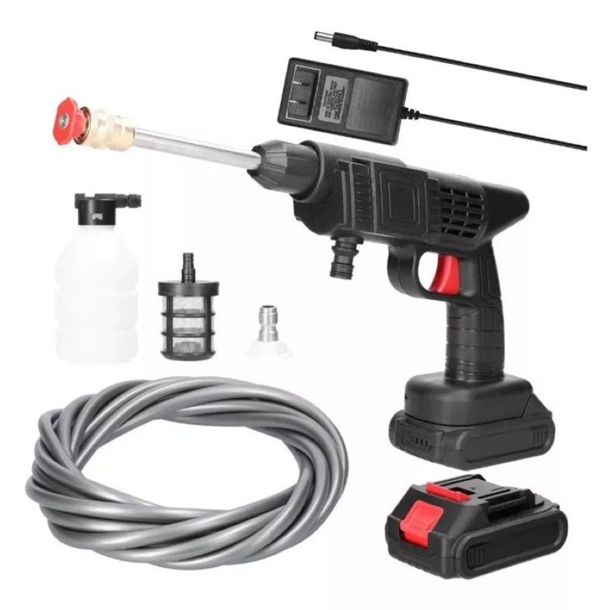 ZHOPI CO - Hidrolavadora Inalambrica Portatil Recargable 48v Mas Paño Ficrofibra