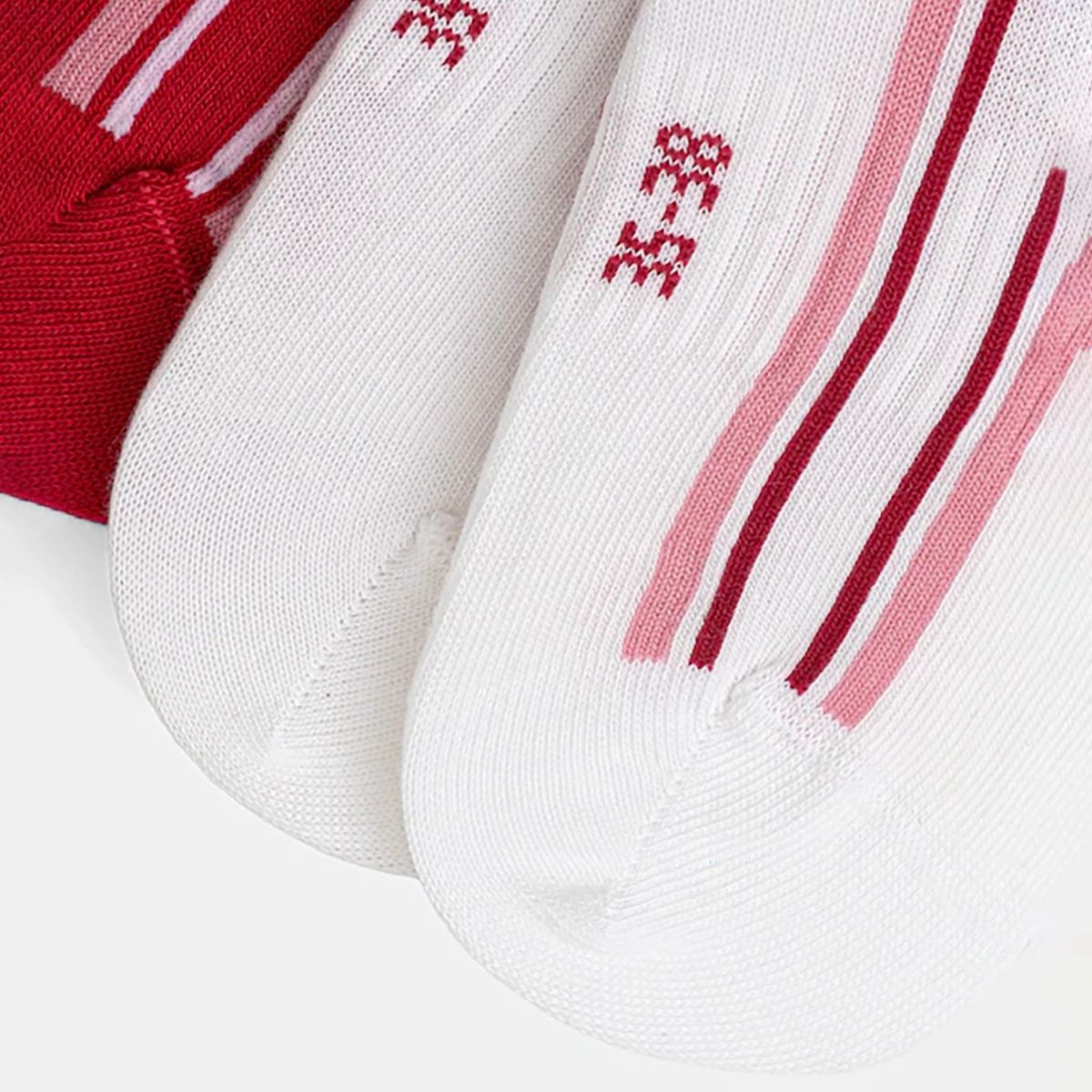 TOMMY HILFIGER - Pack rosa de tres pares de medias tobilleros para niños Tommy Hilfiger