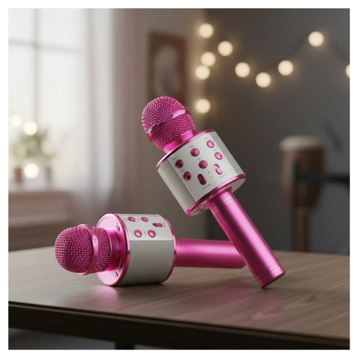GENERICO - Micrófono Karaoke Bluetooth Portátil Parlante Niños