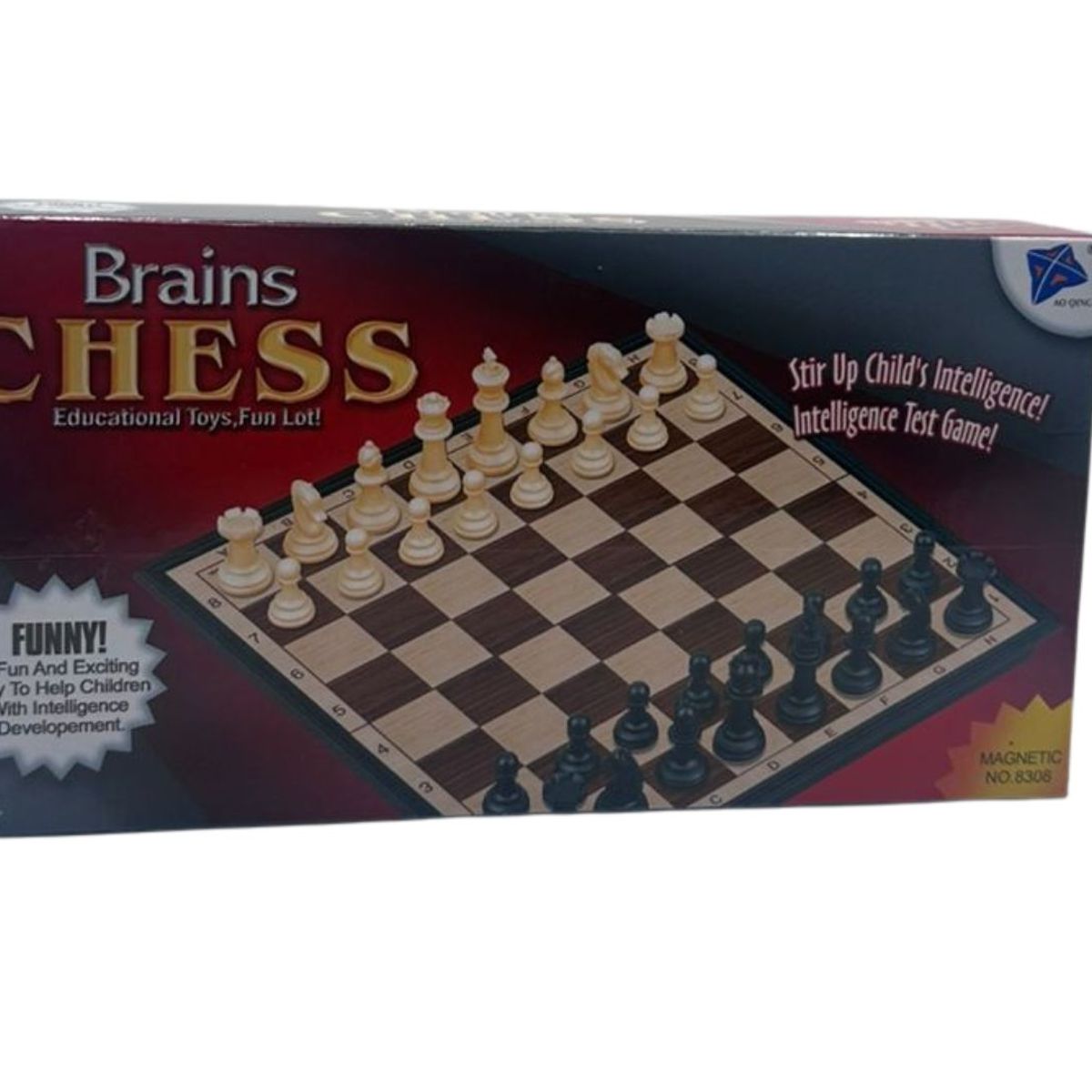 MAZUGI - Ajedrez Pequeño con Fichas Magnéticas Portátil Moderno