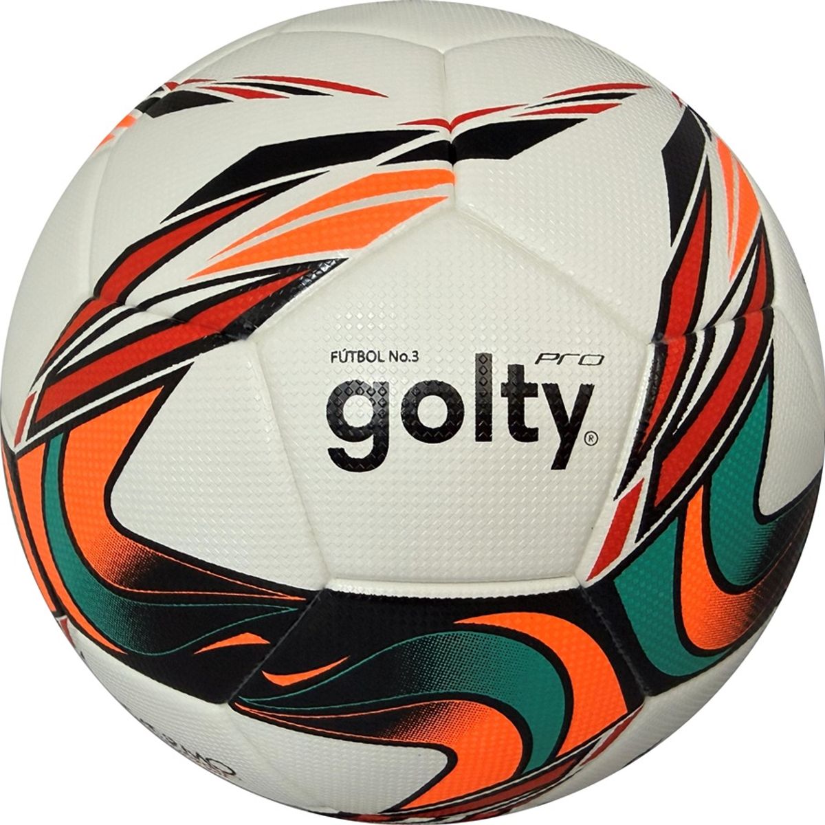GOLTY - Balón Fútbol Golty Pro Fenix #3 Thermobonded, Sin Costuras