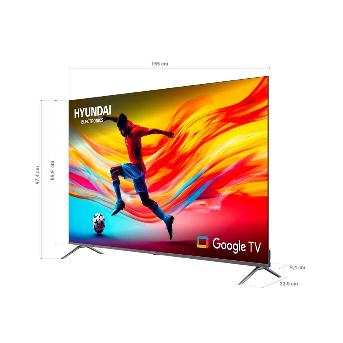 HYUNDAI - TELEVISOR HYUNDAI LED SMART UHD 4K 70 PULGADAS GOOGLE TV