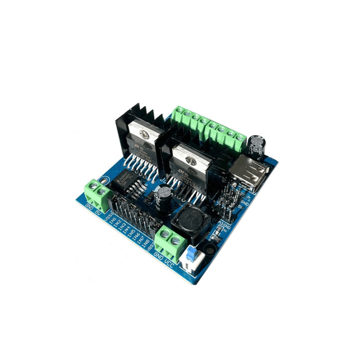 GENERICO - Módulo Controlador de Motor L298N 4 Canales - Dual