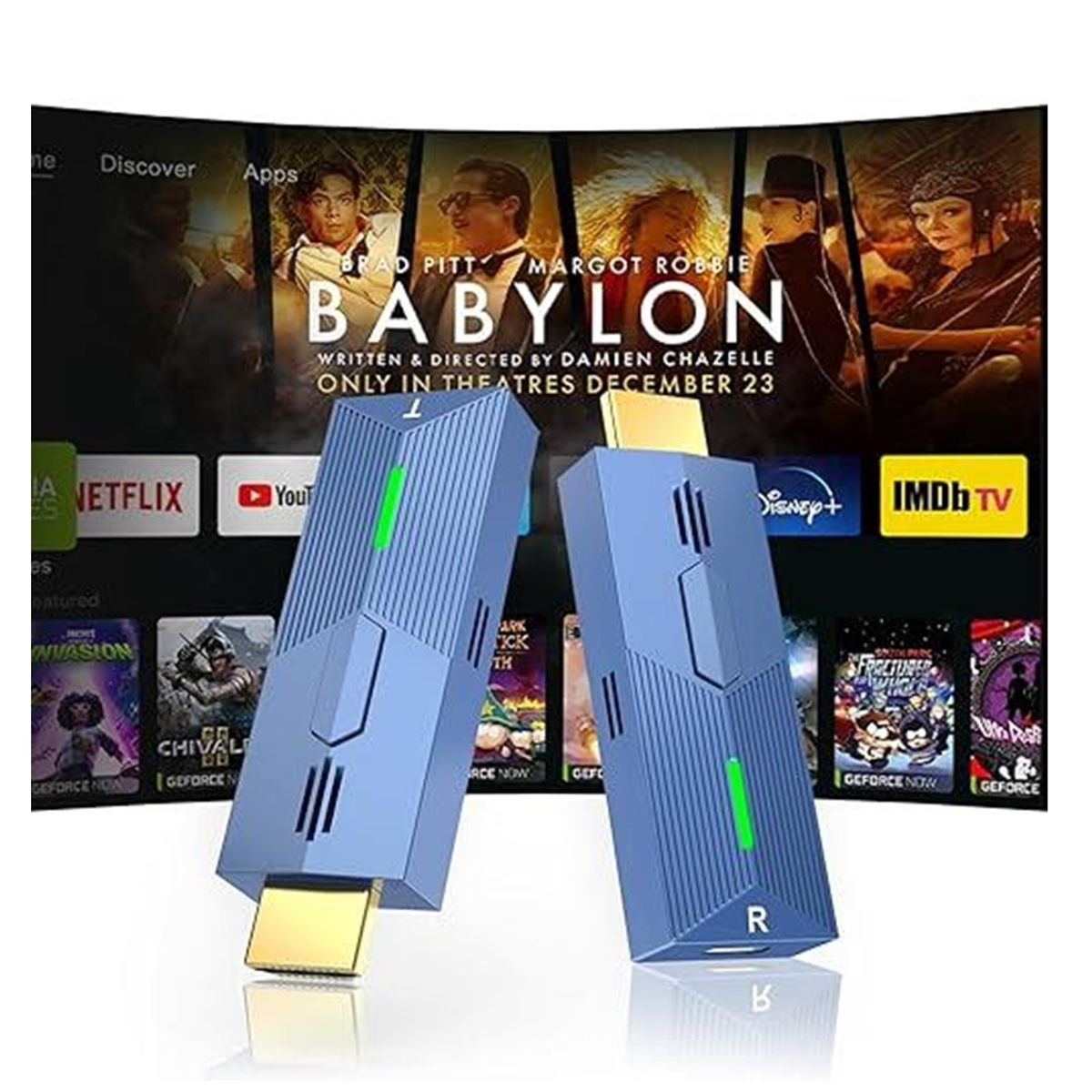 GENERICO - Sistema HDMI Inalambrico 4K Duplicar o Extender Pantalla
