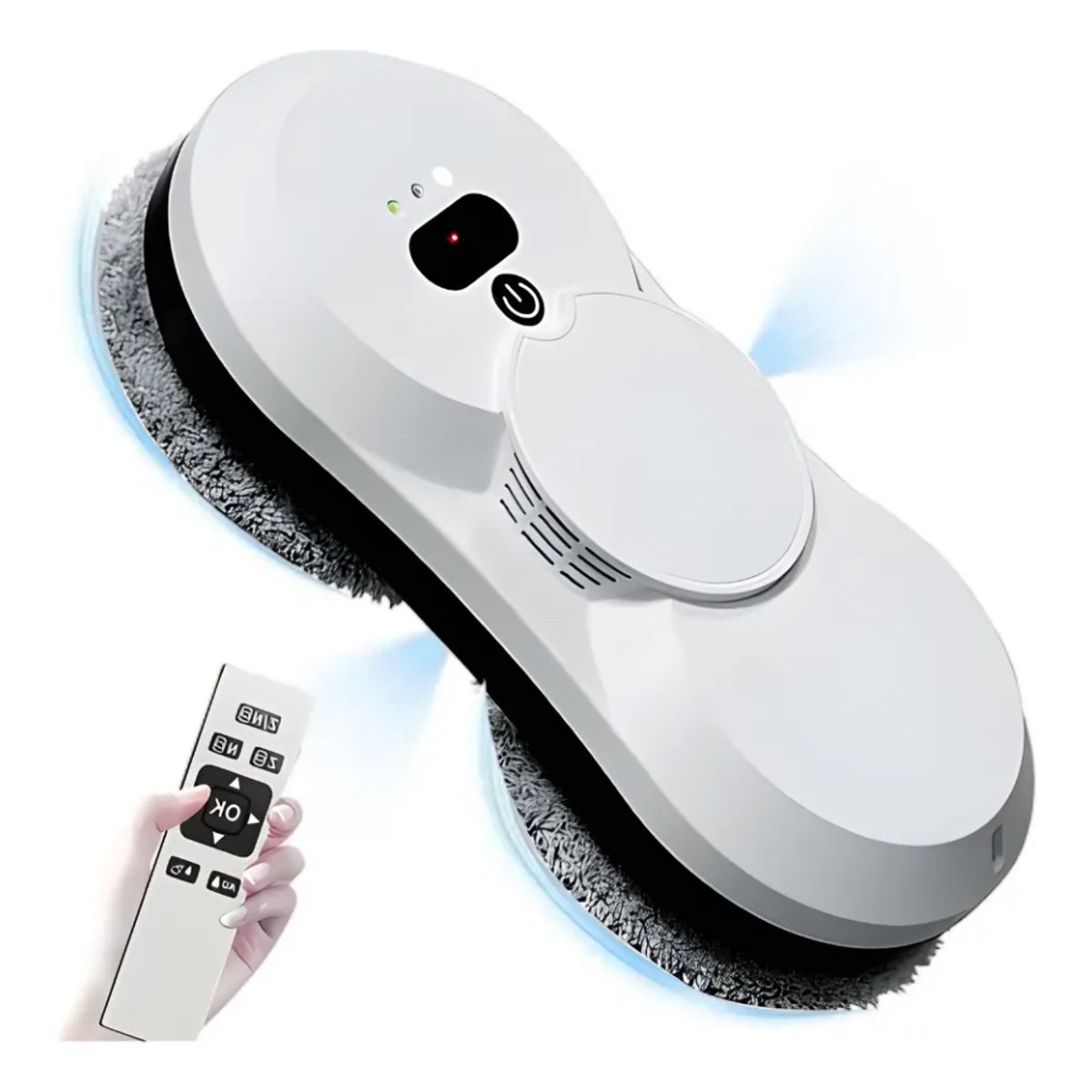 TECNOHOGAR JS - Limpia Vidrios Robot Limpieza Ventanas Vidrio Control Remoto 110v