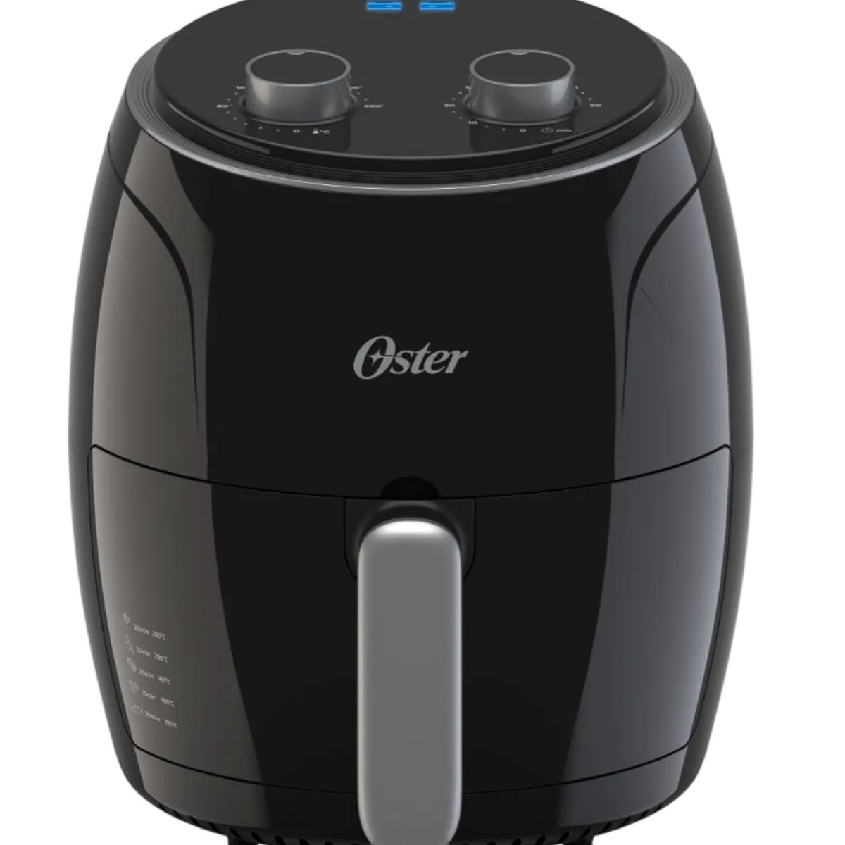 OSTER - Freidora de Aire Manual Oster, 3.8L de Capacidad, con Controles de Tiempo