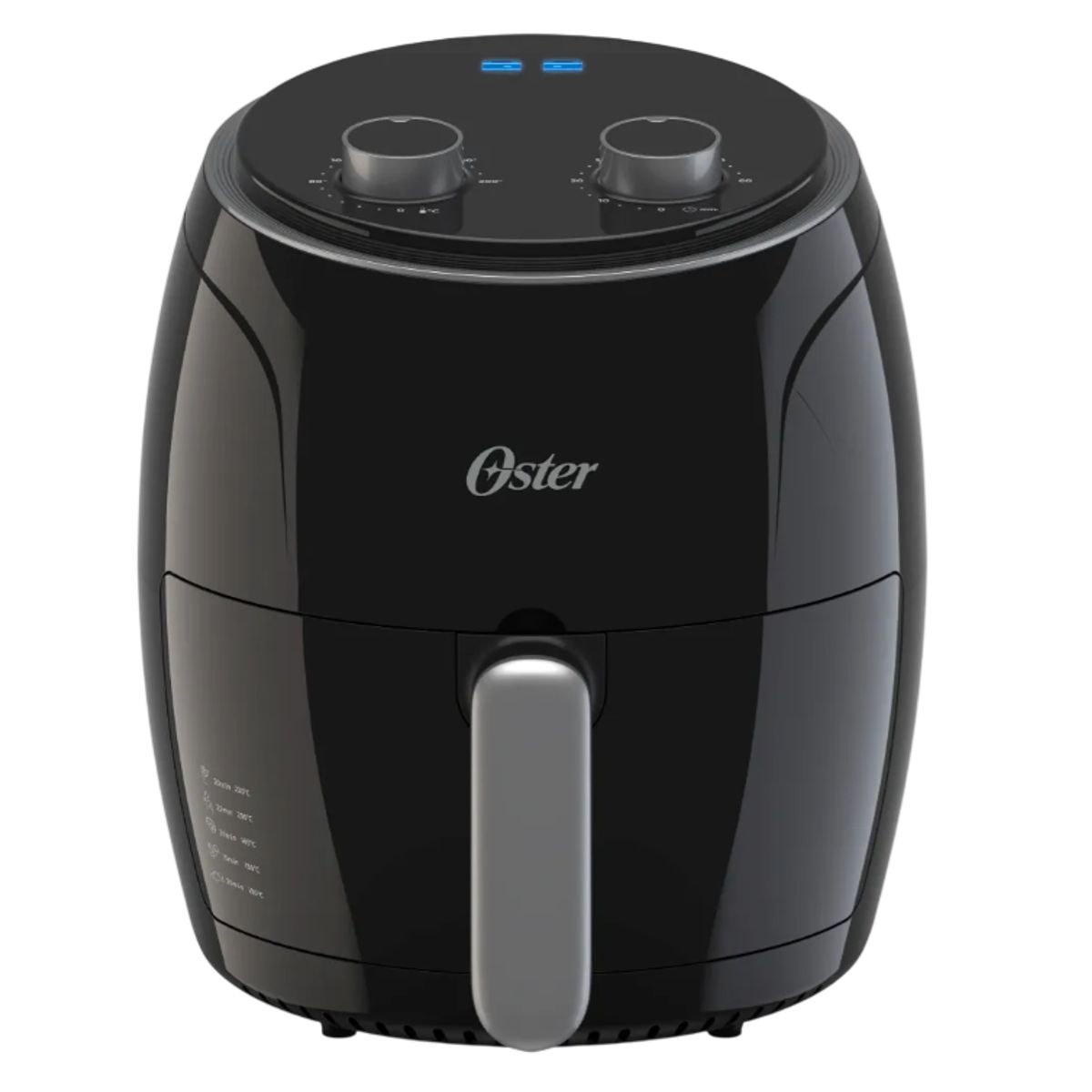 OSTER - Freidora de Aire Manual Oster, 3.8L de Capacidad, con Controles de Tiempo