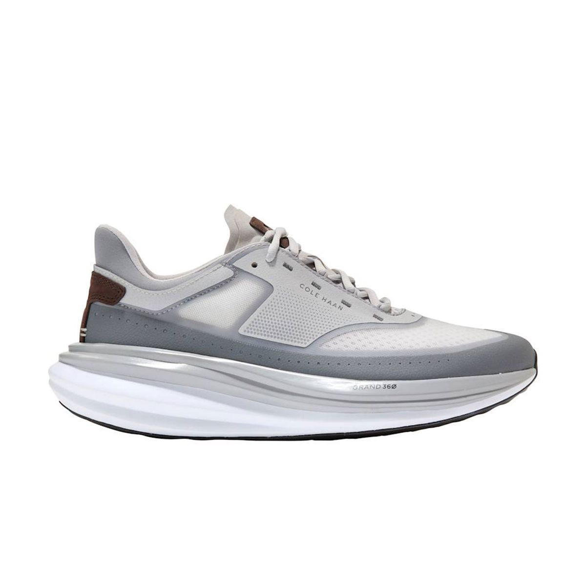 COLE HAAN - Tenis Deportivo ColeHaan Original Grand Quadstar Gris Hombre