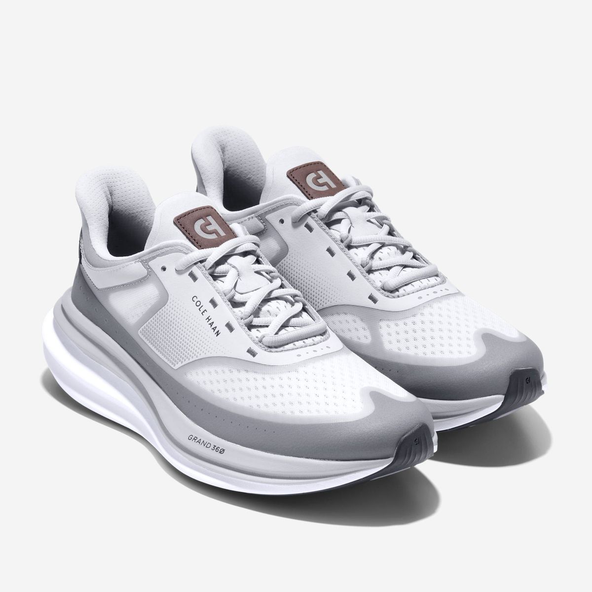 COLE HAAN - Tenis Deportivo ColeHaan Original Grand Quadstar Gris Hombre