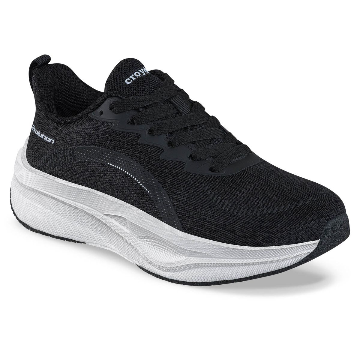 CROYDON - Tenis Running Facod Negro-Blanco Croydon para Mujer