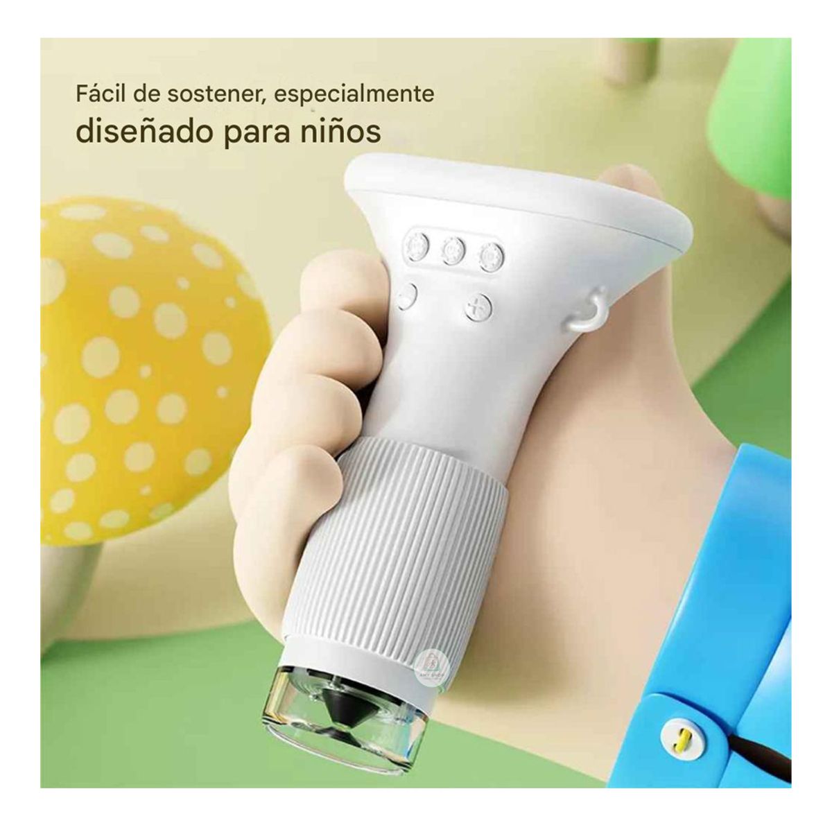 GENERICO - Mini Microscopio Portátil Niños Digital Blanco