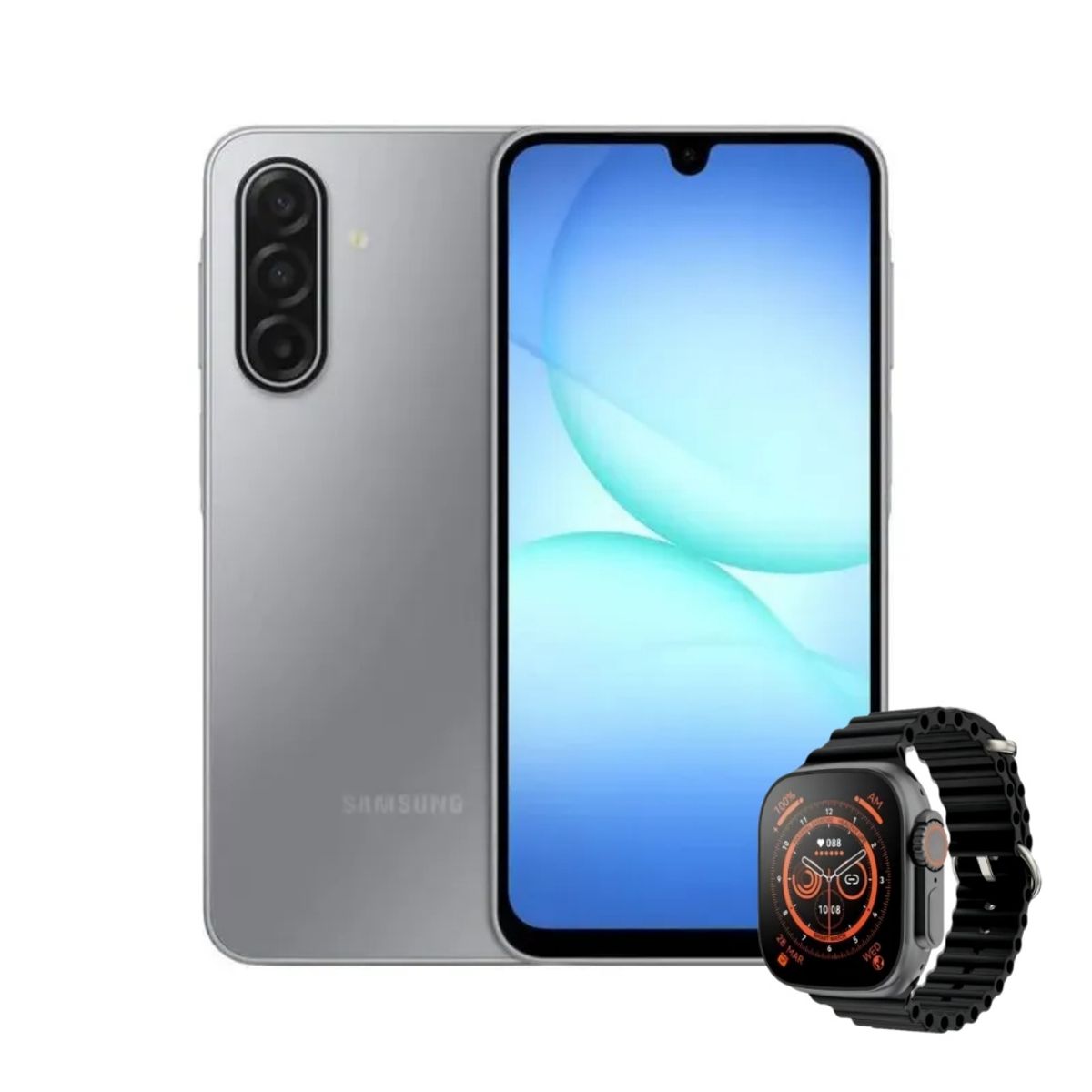 SAMSUNG - Celular Samsung Galaxy A17 256GB 8GB Ram Lte Gris + Smartwatch