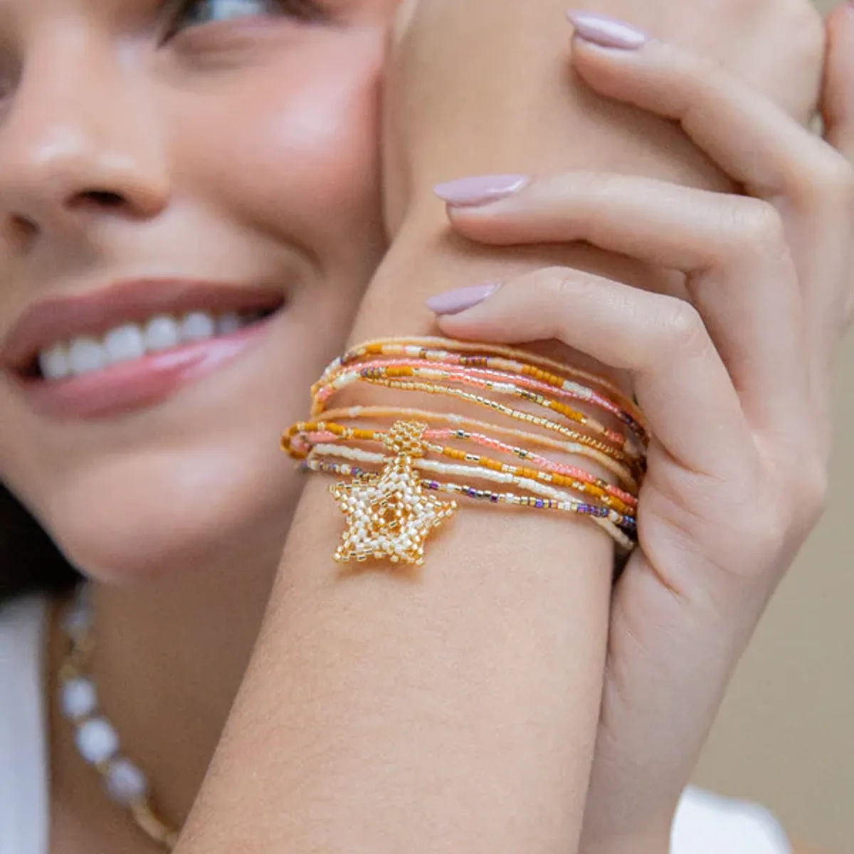 FLORIPONDIA - Pulsera Estrella Coral