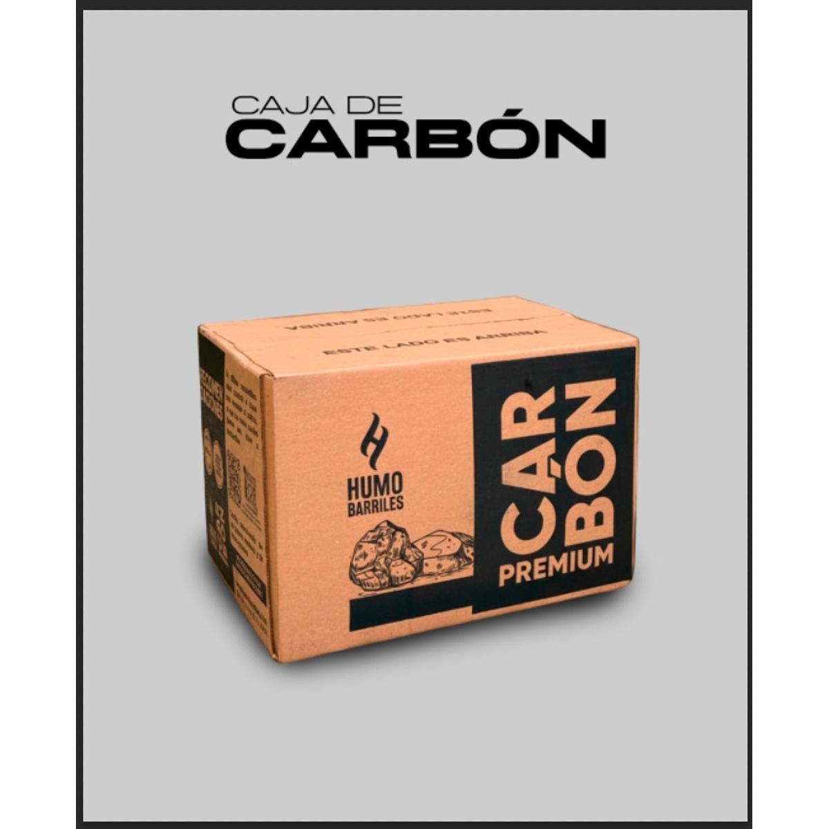HUMO BARRILES - Carbón Vegetal Premium 2 Kg Para Ahumador y Asador Parrilla – Humo Barriles