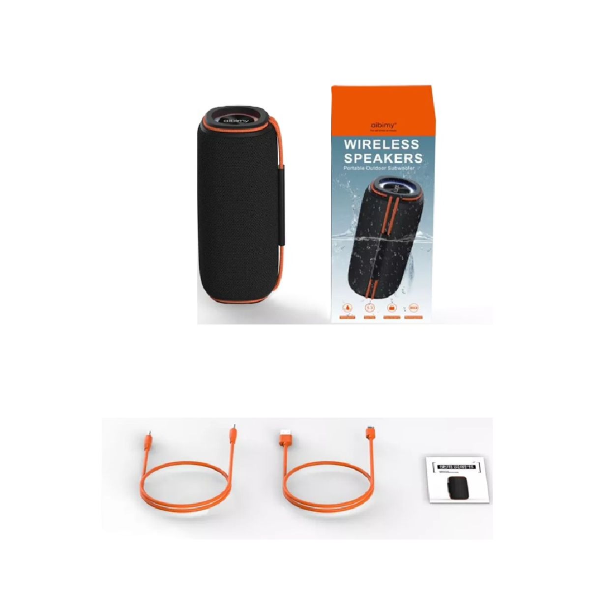 GENERICO - Parlante Inalambrico Con Bluetooth AIBIMY 60W