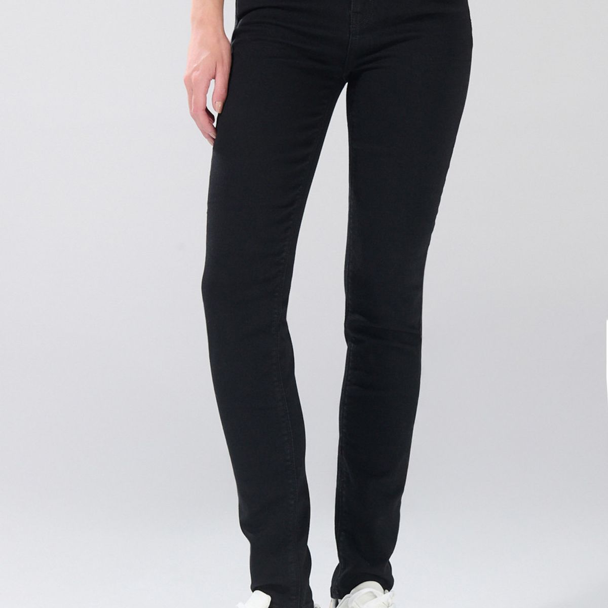 KOAJ - KOAJ Jean jegging súper tiro alto negro con ajuste ceñido Mujer