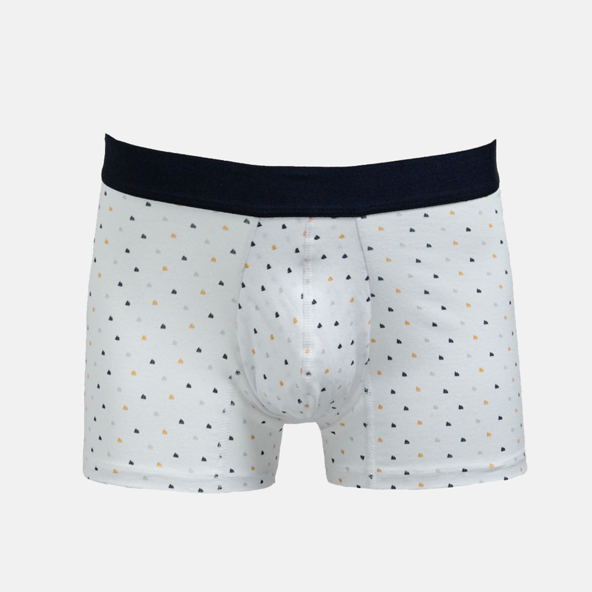 KOAJ - KOAJ Bóxer trunk-corto blanco con diseños de mini print. Hombre