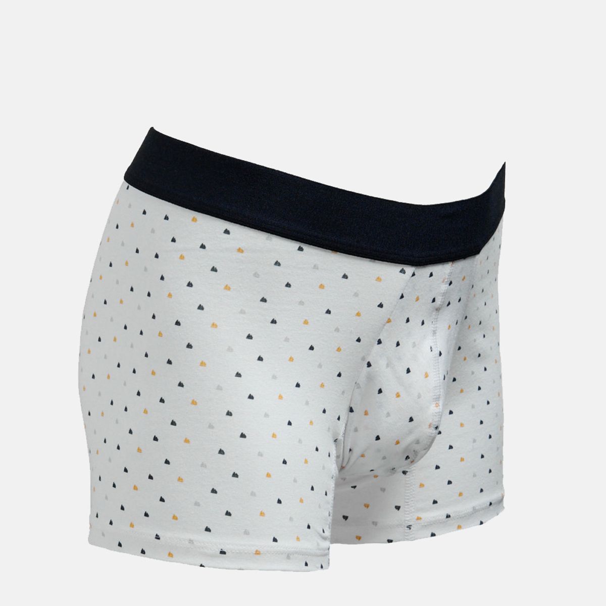 KOAJ - KOAJ Bóxer trunk-corto blanco con diseños de mini print. Hombre