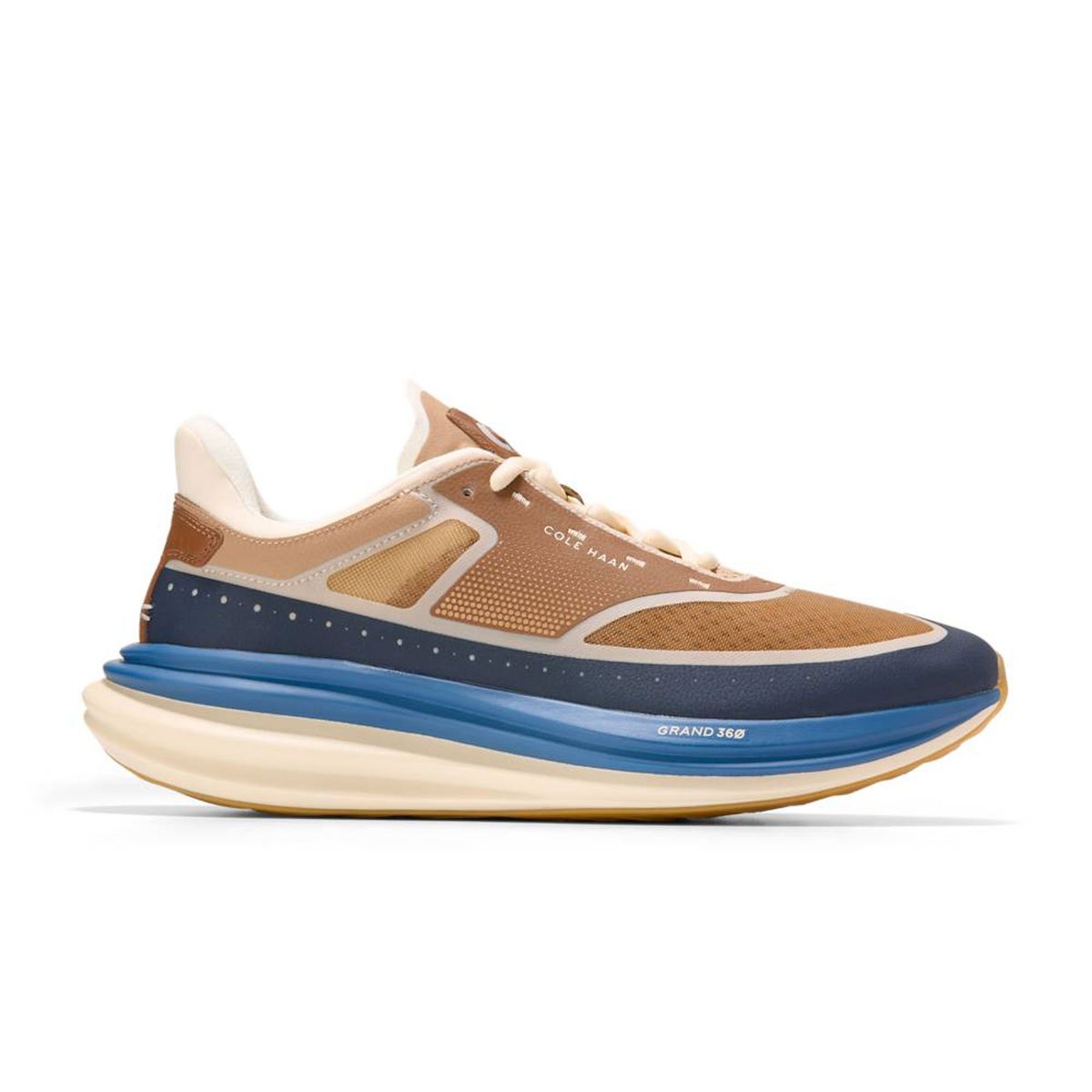 COLE HAAN - Tenis Deportivo ColeHaan Originalgrand Quadstar Beige Hombre