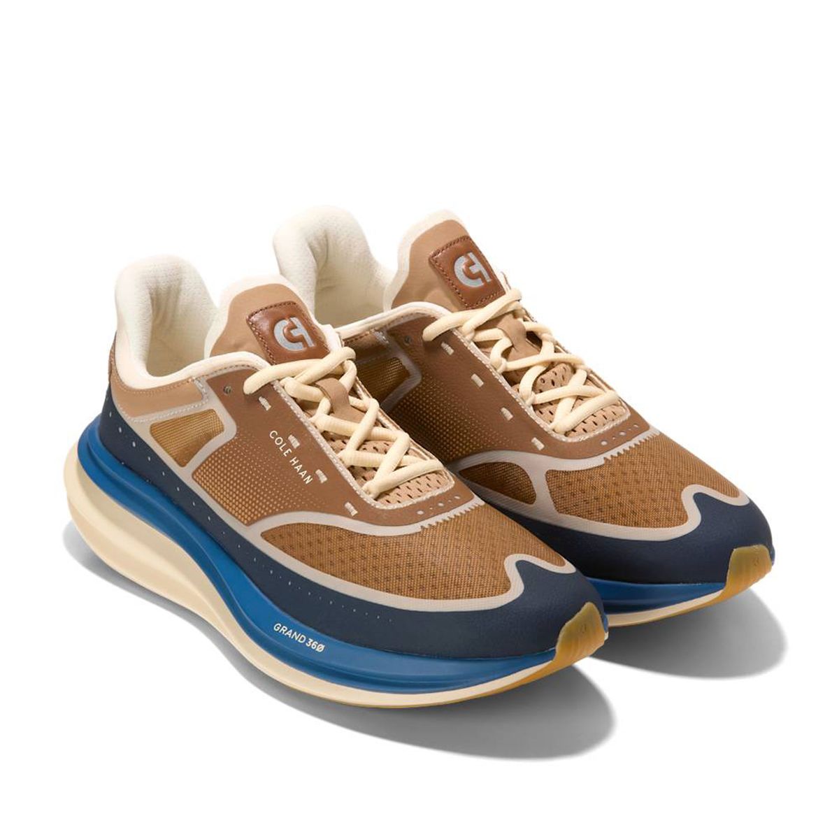 COLE HAAN - Tenis Deportivo ColeHaan Originalgrand Quadstar Beige Hombre