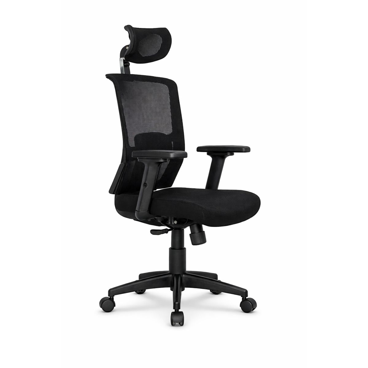 GENERICO - SILLA NAIROBI CON CABECERO BRAZOS 3D BASE NYLON  SINCRO
