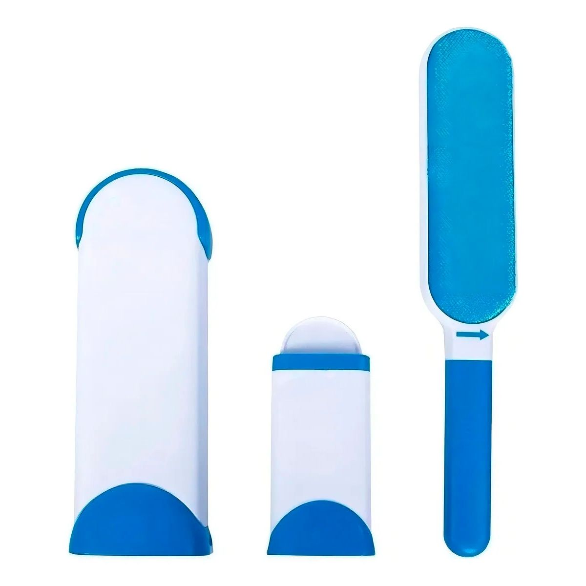 DAYOSHOP - Cepillo Quita Pelos Mascotas Autolimpiante Reutilizable 2en1 Azul
