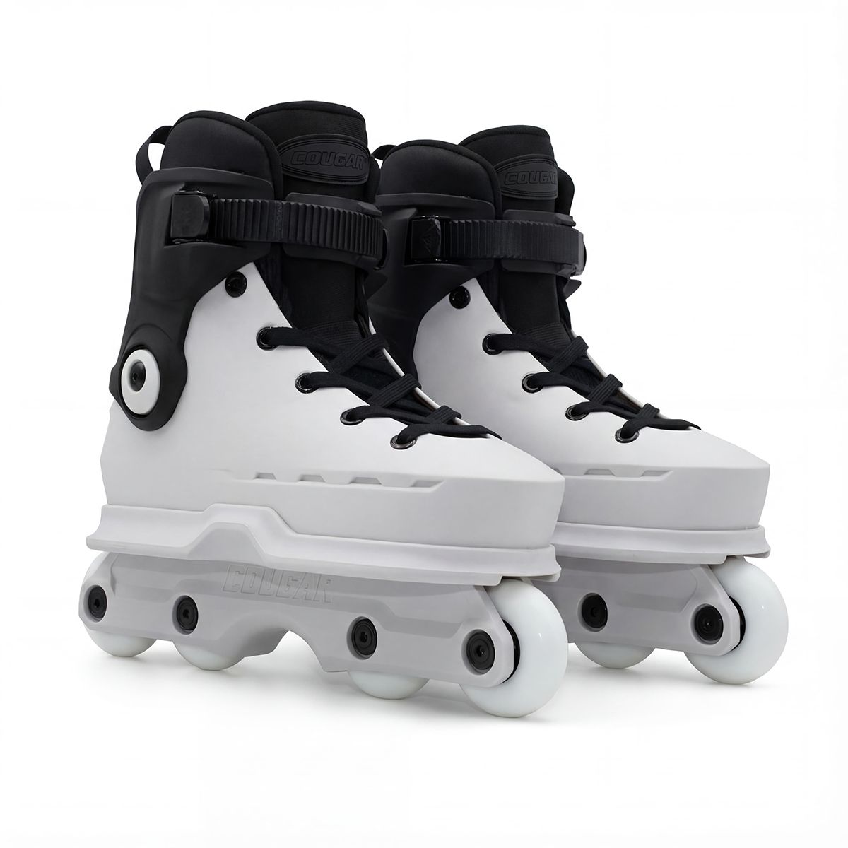 COUGAR - Patines agresivos MZS7003  Blanco Talla (36-37)