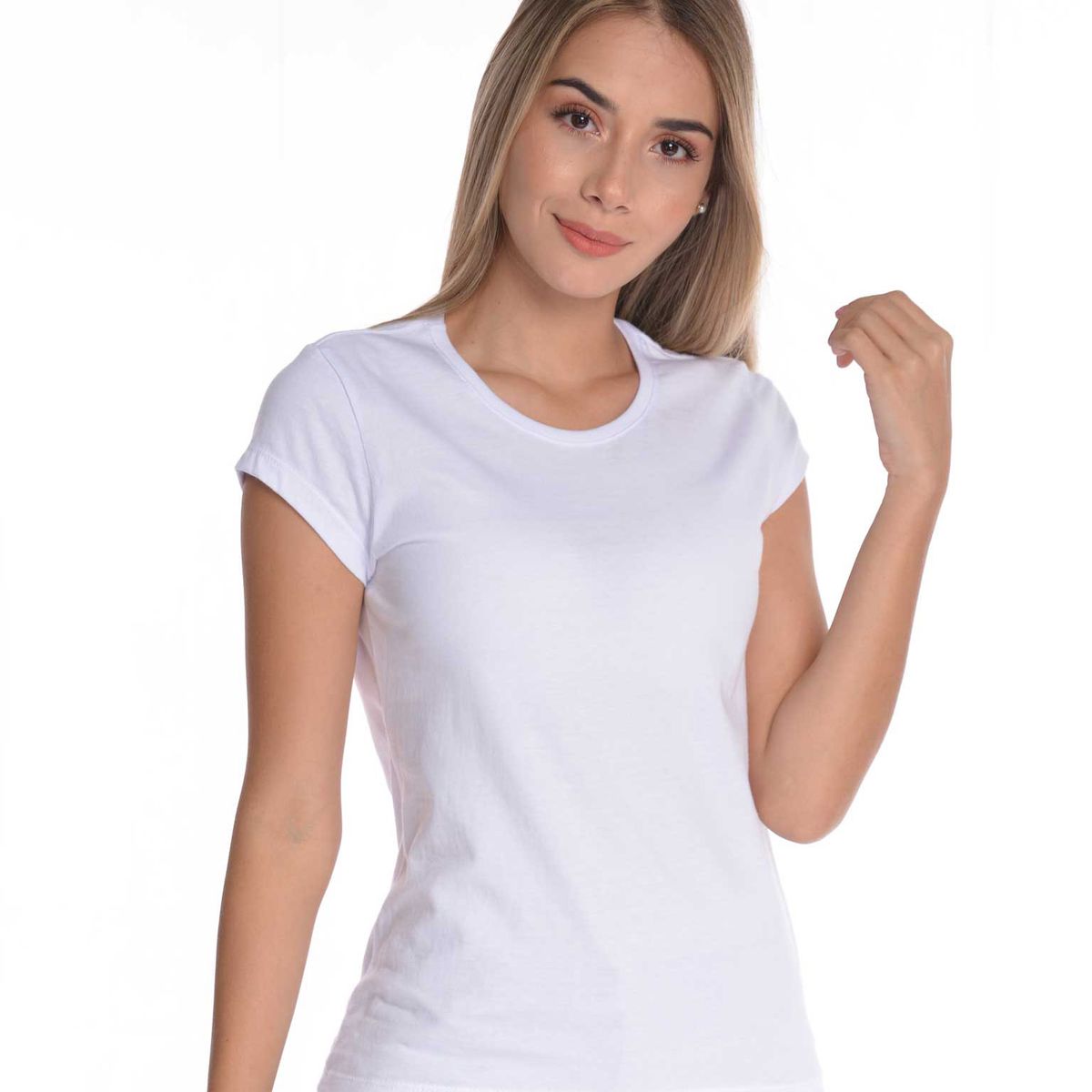 ARITEX - Camiseta mujer Basica blanca