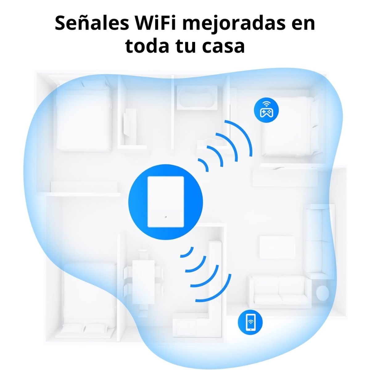 TP LINK - Router Wi-Fi 6 AX3000 TP-Link Archer Air R5 de Doble Banda a 2402Mbps con EasyMesh y Puertos Gigabit
