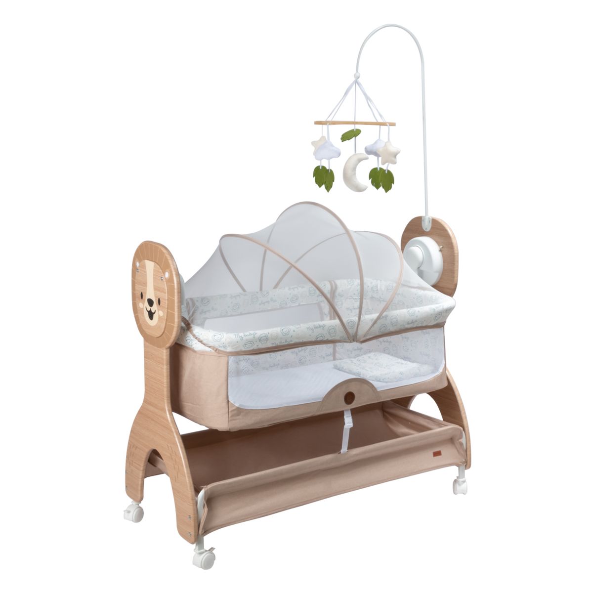 EBABY - Cuna Colecho Mecedora SEREN  EB758 BEIGE