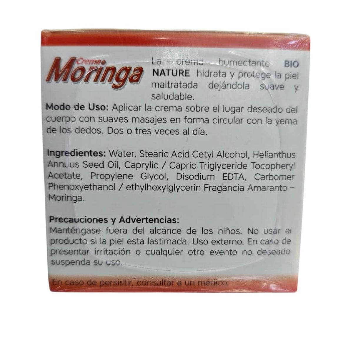 BIO OIL - CREMA CORPORAL HIDRATANTE X 60 GR./ MORINGA