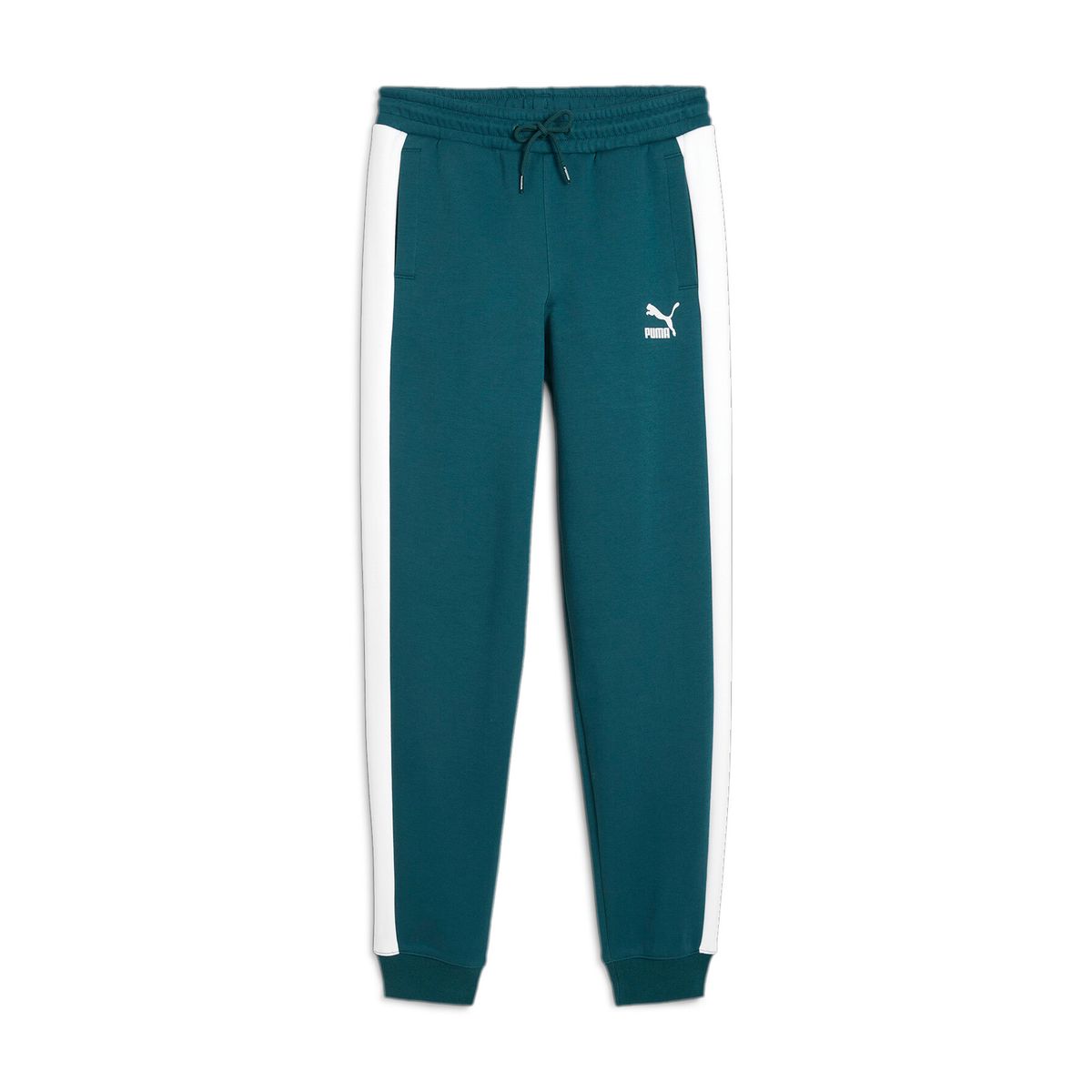 PUMA - Pantalon Deportivo Puma Original Iconic T7 Track Verde Niños